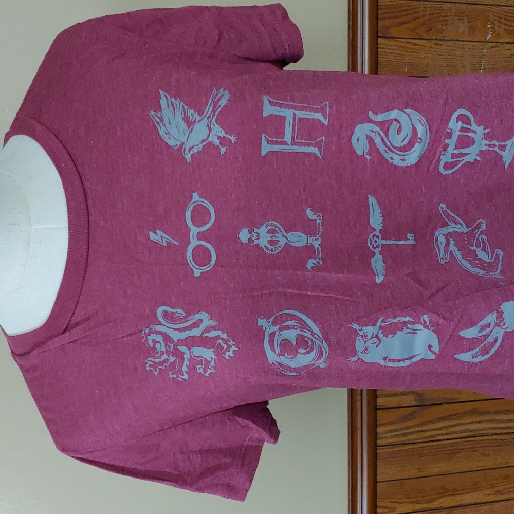 Harry Potter Symbols T Shirt Top M - Picture 2 of 12